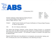 ABS-Certificate